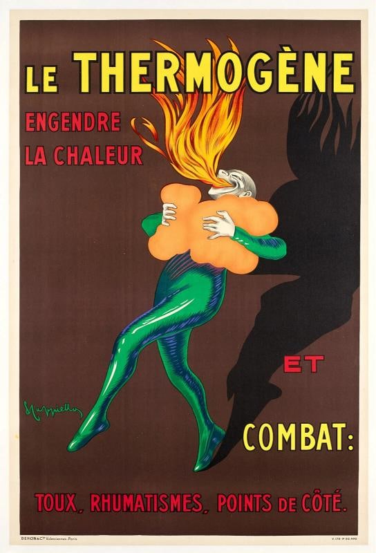 Original Vintage Poster, Cappiello, Thermogene, Cough, Devil, Clown, 1940: Condition: Used,Artist: Leonetto Cappiello,Signed By: Leonetto Cappiello,Size: Medium,Date of Creation: 1900-1949,Region of Origin: France,Listed By: Dealer or Reseller,Year of Production: 1940,Item