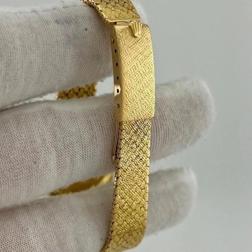 Vintage Rolex Ladies Datejust 6905 26mm Champagne Dial 18k Yellow Gold - 5