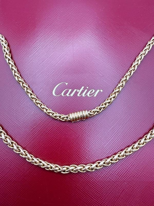 Cartier 18K Yellow Gold Pallmeir 23' Inch or 60 cm Chain Necklace - 15