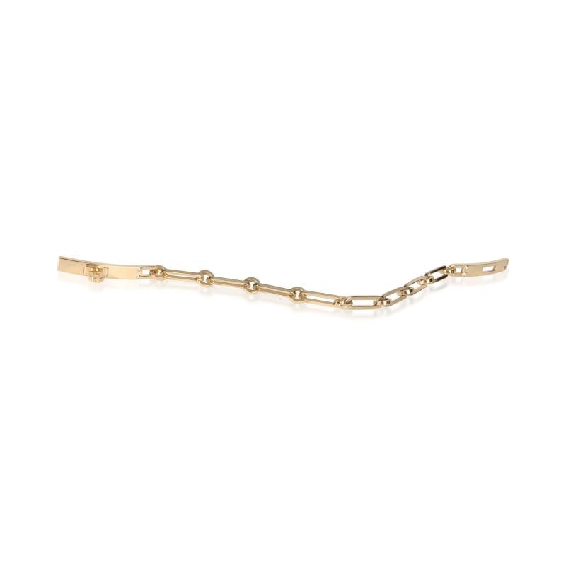 HermÃƒÂ¨s Yellow Gold Diamond Small Kelly Chaine Bracelet - 4