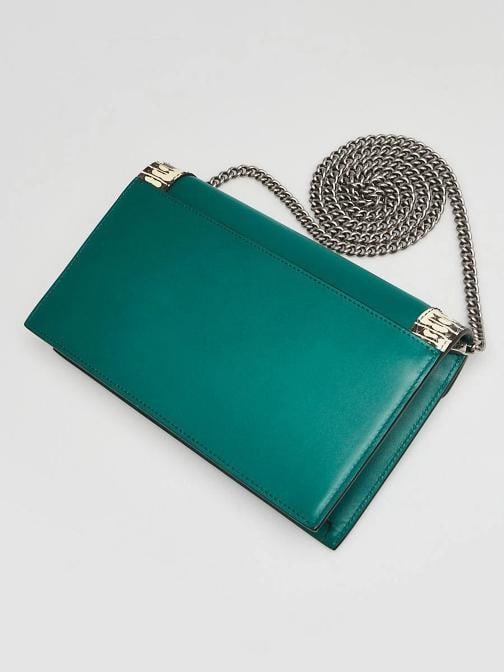 Gucci Green/Beige Leather/Snakeskin Lilith Crossbody Bag - 3