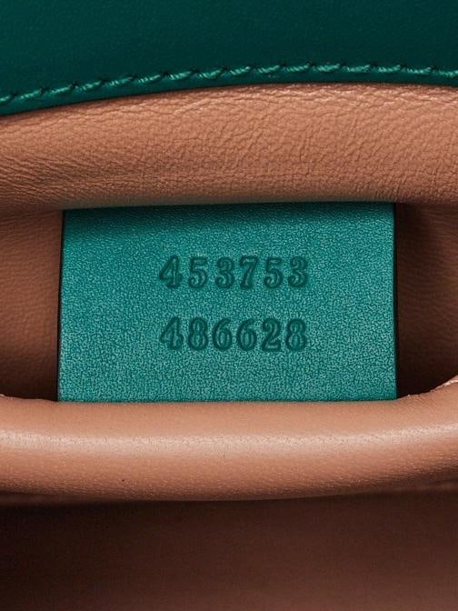 Gucci Green/Beige Leather/Snakeskin Lilith Crossbody Bag - 9