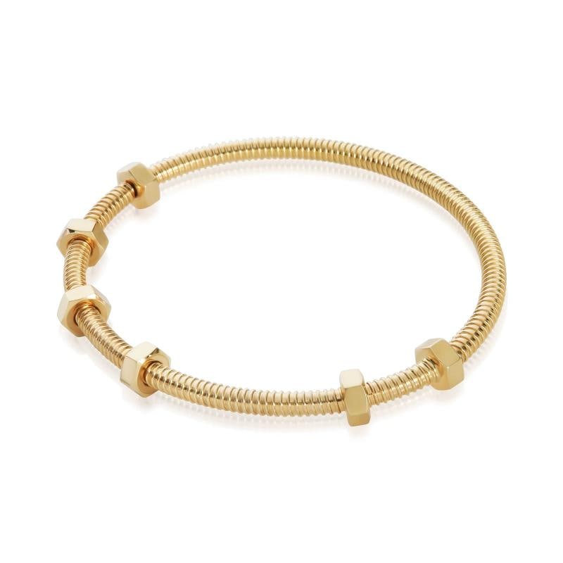 Cartier Yellow Gold Ecrou Bracelet - 2
