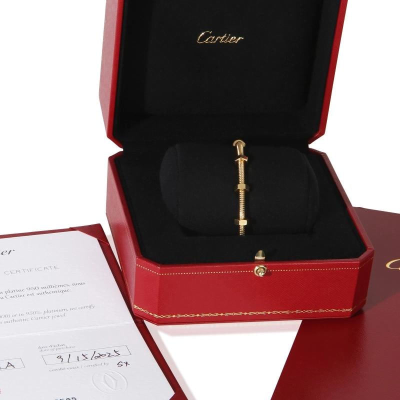 Cartier Yellow Gold Ecrou Bracelet - 5
