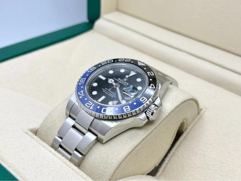 2017 Rolex GMT Master II Batman 116710BLNR 40mm Black Blue Bezel Steel Box Paper - 3