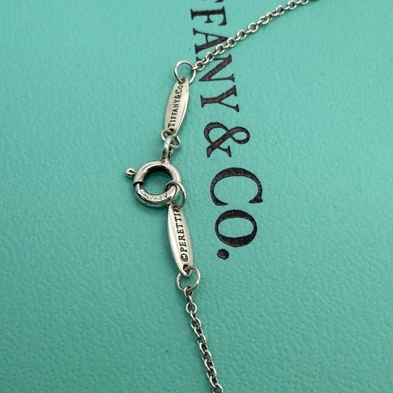 Tiffany & Co Elsa Peretti 0.37 cts I VVS2 Diamonds by the Yard Pendant Necklace - 12