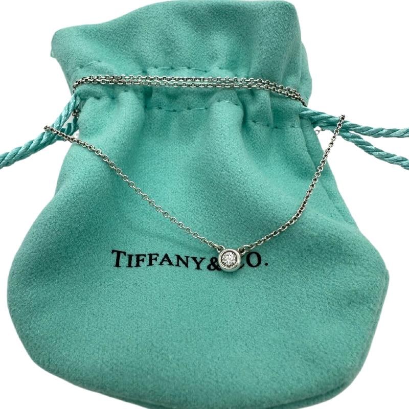 Tiffany & Co Elsa Peretti 0.37 cts I VVS2 Diamonds by the Yard Pendant Necklace - 6