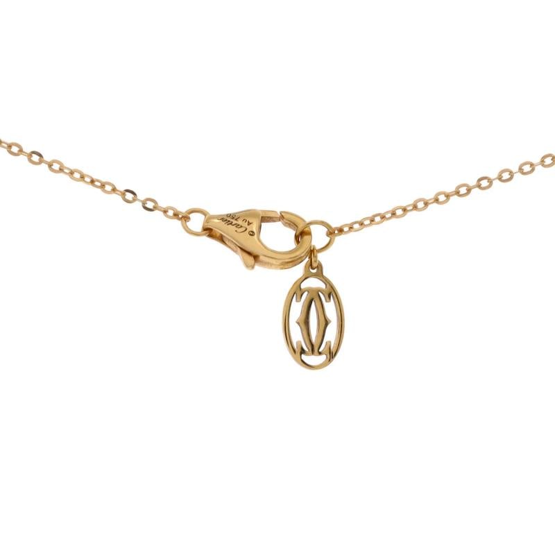 Cartier Trinity Pendant Necklace 18K Tricolor Gold with Diamond - 4