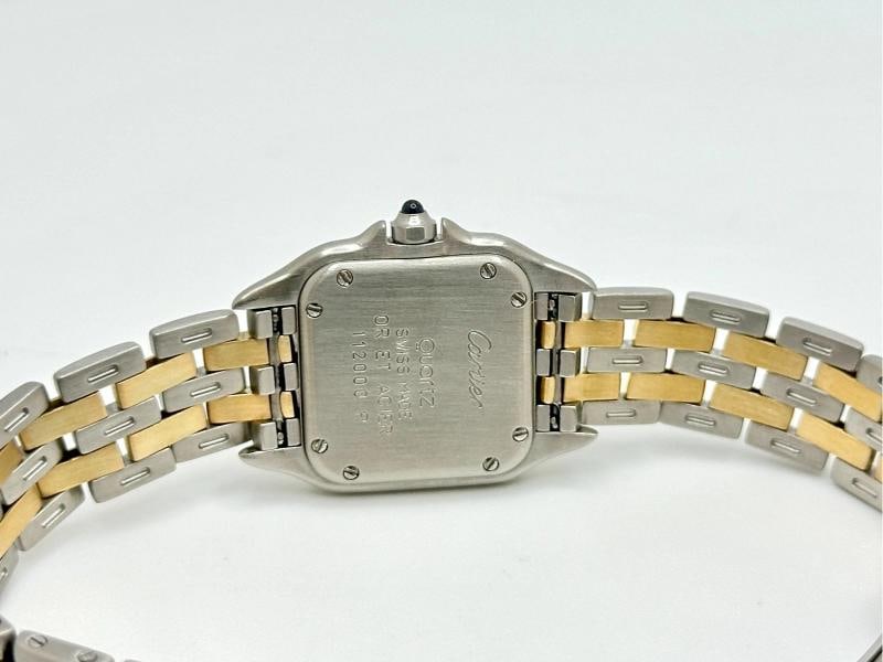 Cartier Panthere Small 112000R 22mm Ladies Watch 18K Yellow Gold Stainless Steel - 7