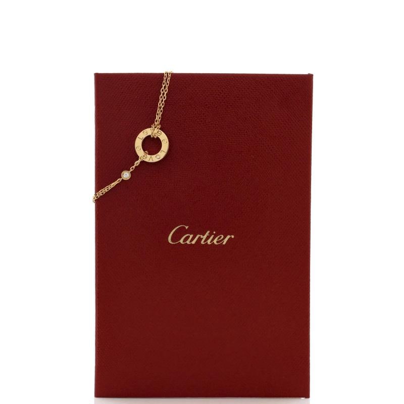 Cartier 2 Diamonds Love Bracelet 18K Yellow Gold with Diamonds - 2