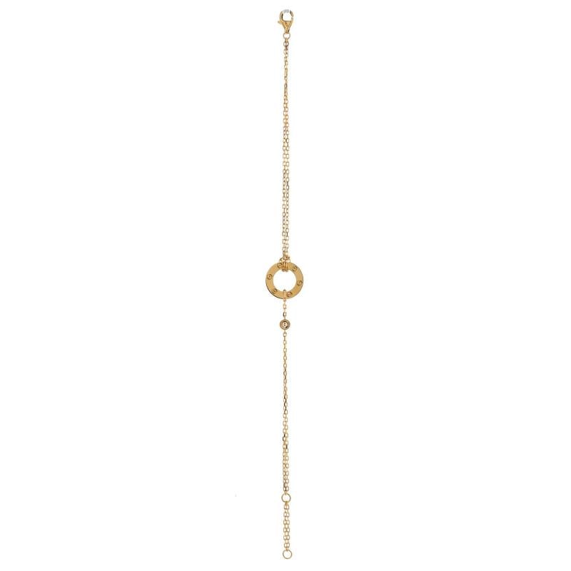 Cartier 2 Diamonds Love Bracelet 18K Yellow Gold with Diamonds - 3