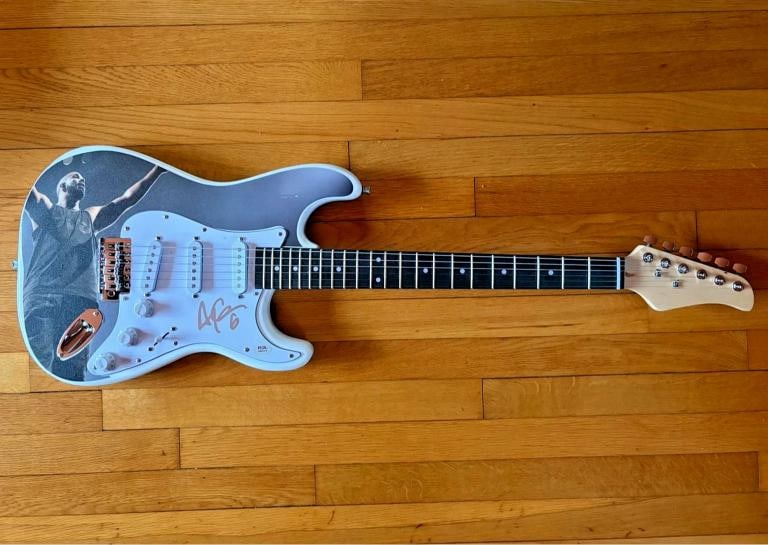 Drake Aubrey Graham Signed Custom Guitar (PSA) - 2