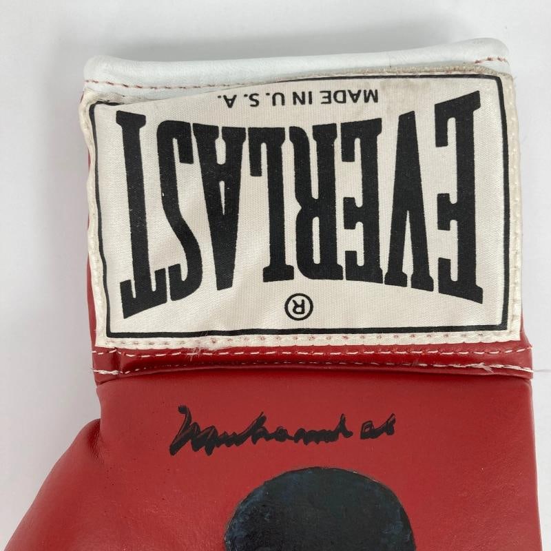 Muhammad Ali Signed Hand Painted Art Everlast Boxing Glove JSA COA Auto - 3