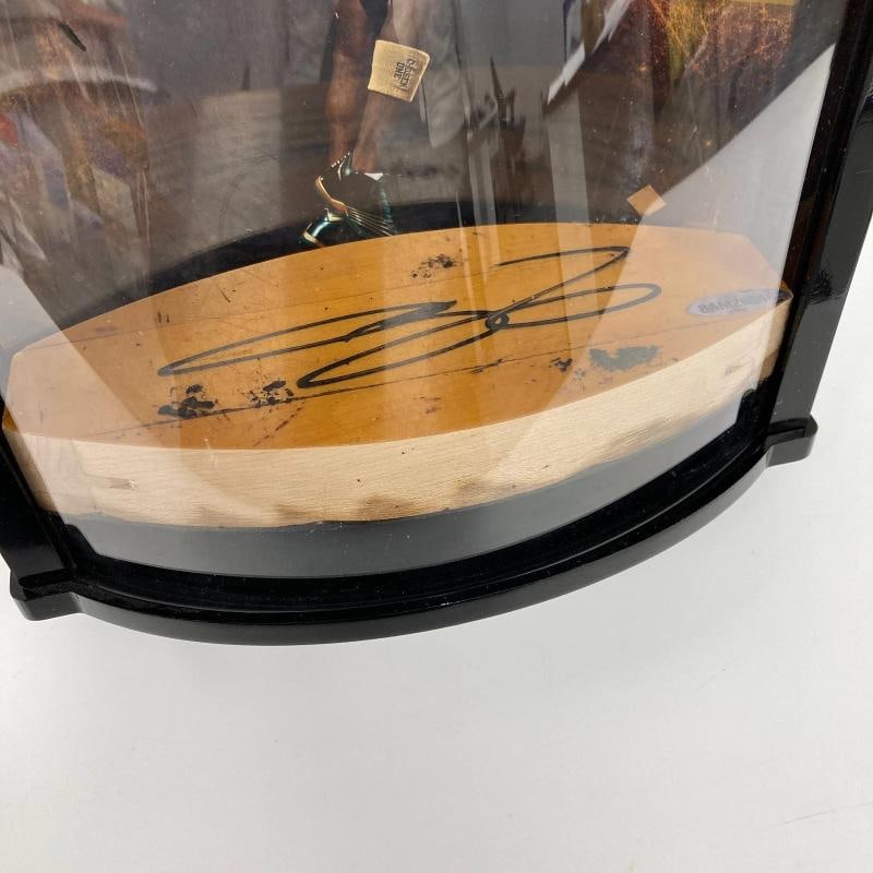 LeBron James Signed St. Vincent St. Mary's High School Game Used Floor UDA COA - 7