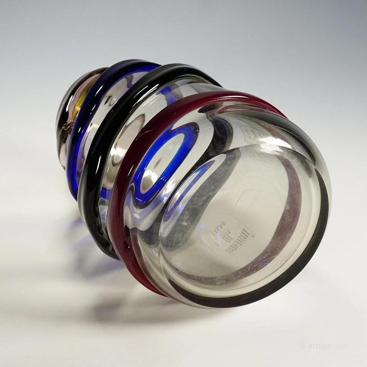 Vintage Murano Sasso Glass Vase by Luciano Gaspari for Salviati & C. ca. 1960 - 8