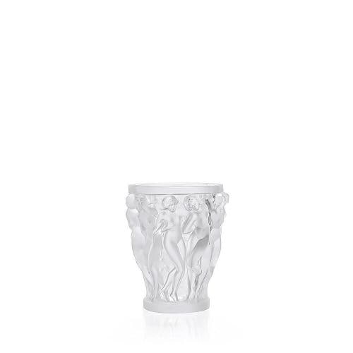 LALIQUE CRYSTAL BACCHANTES VASE SMALL~( 5.75" H x 4.84" D) - 2