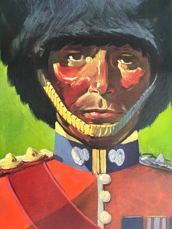 Original DAVID KLEIN TWA 1950s LONDONTravel Poster/PROFESSIONALLY LINEN LINED - 4
