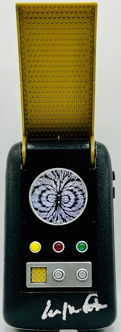 William Shatner Kirk Signed Star Trek Classic Communicator Beckett Witnessed - 2