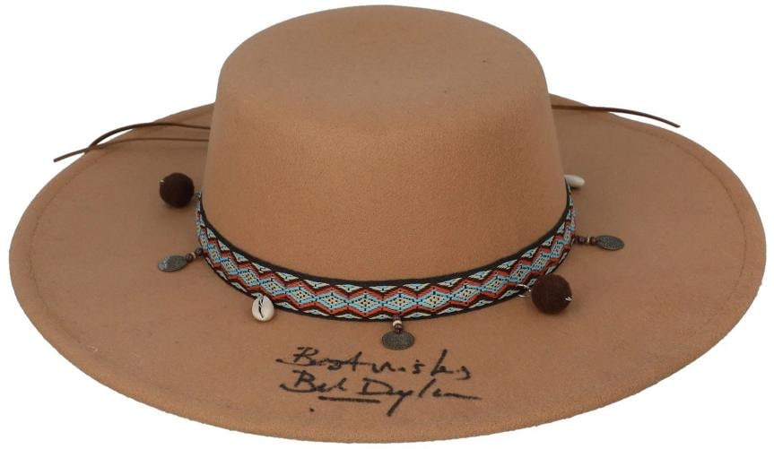 Bob Dylan Signed Autographed Limited Edition Hat With JSA COA RARE (1 of 8)