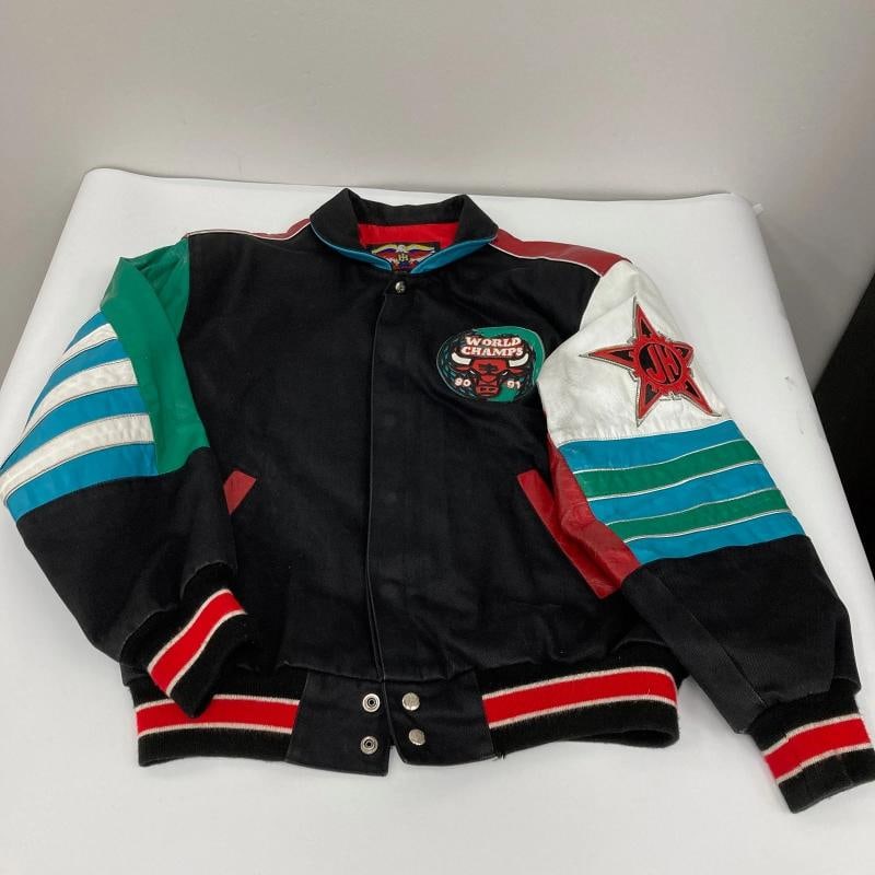 Michael Jordan Signed Jeff Hamilton Custom Leather Jacket UDA Holo & Beckett COA - 10