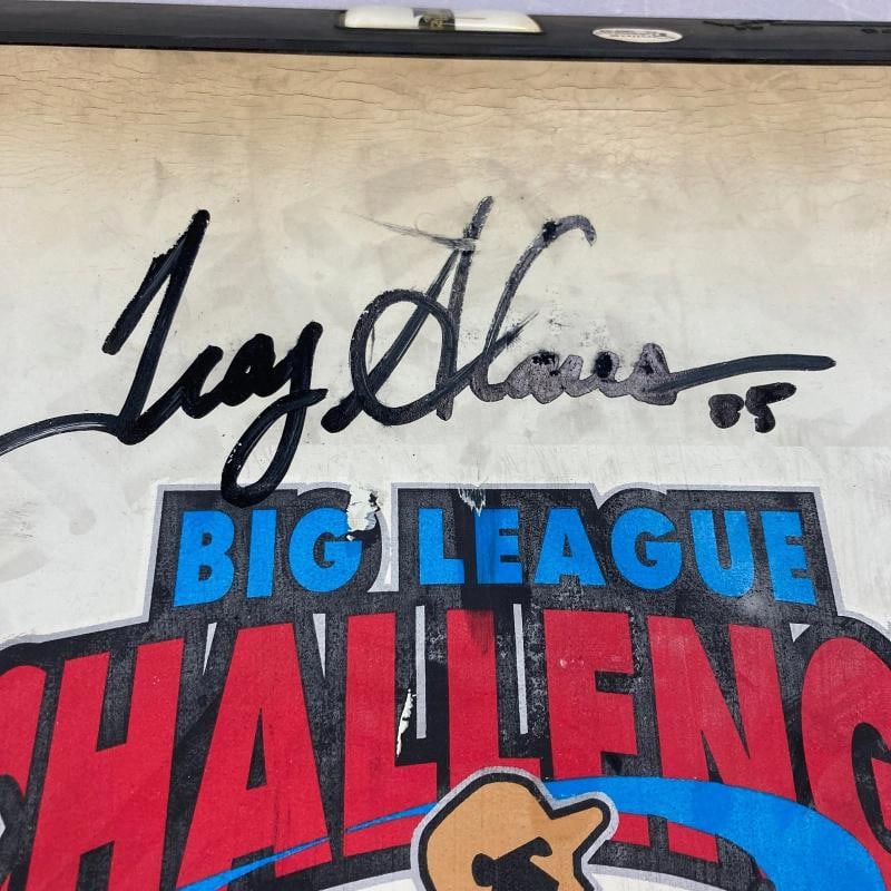 Barry Bonds Signed 2002 All Star Game Big League Challenge Home Plate JSA COA - 4