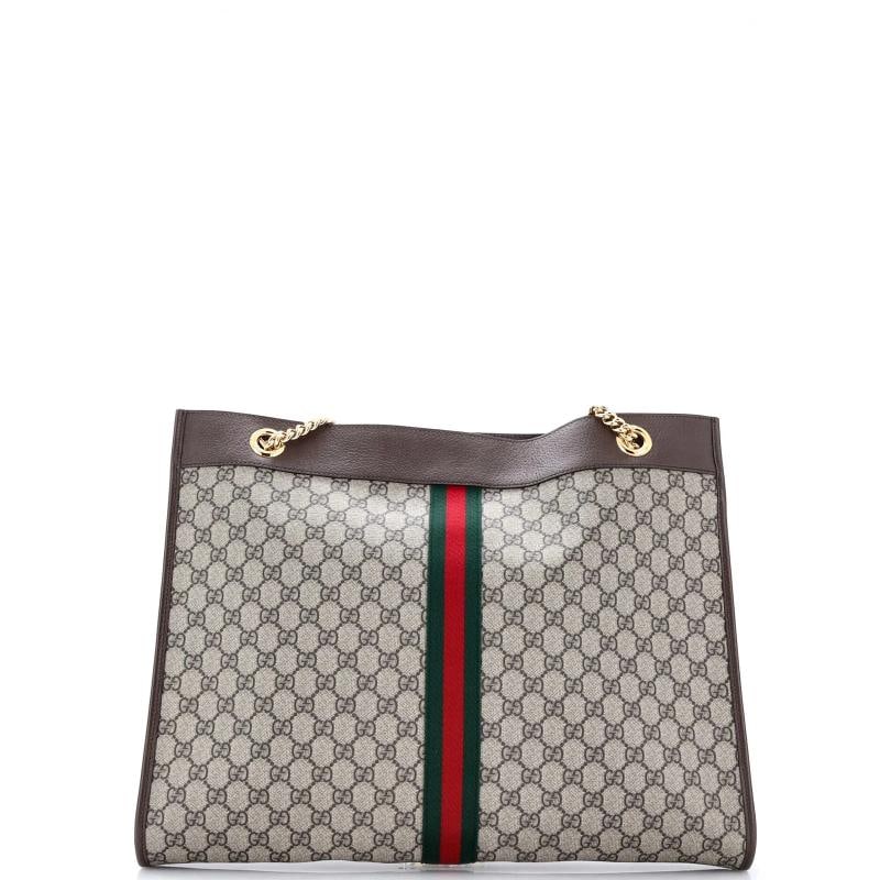 Gucci Rajah Chain Tote GG Coated Canvas Large - 4