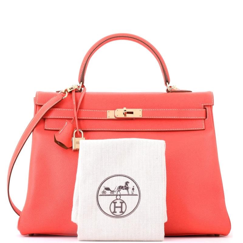 Hermes Candy Kelly Handbag Epsom 35 - 2
