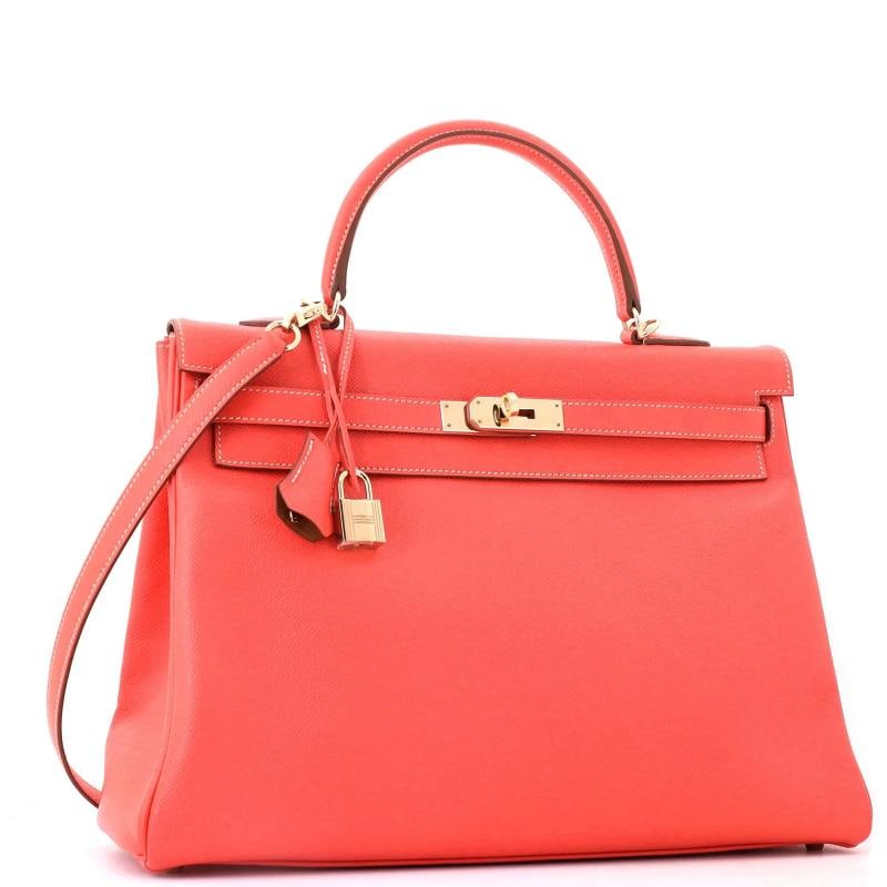 Hermes Candy Kelly Handbag Epsom 35 - 3