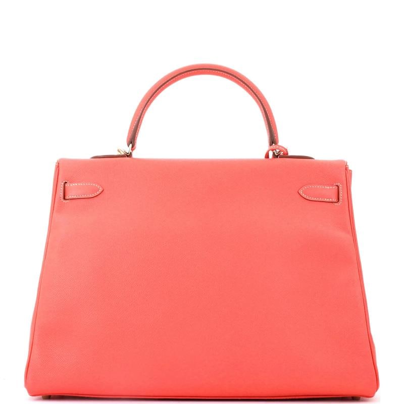 Hermes Candy Kelly Handbag Epsom 35 - 4