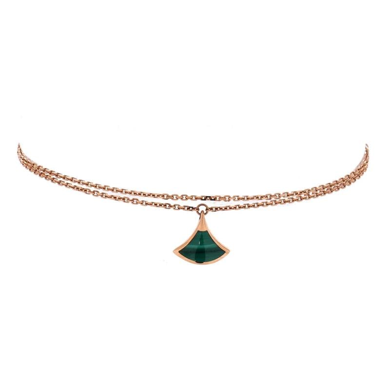 Bvlgari Divas' Dream Bracelet 18K Rose Gold with Malachite: Condition: Pre-owned - Good,Brand: Bvlgari,Main Stone: Malachite,Metal: 18K Rose Gold,Metal Purity: 18K,Style: Bracelet,Type: Bracelet,Color: Rose Gold,Material: Unknown