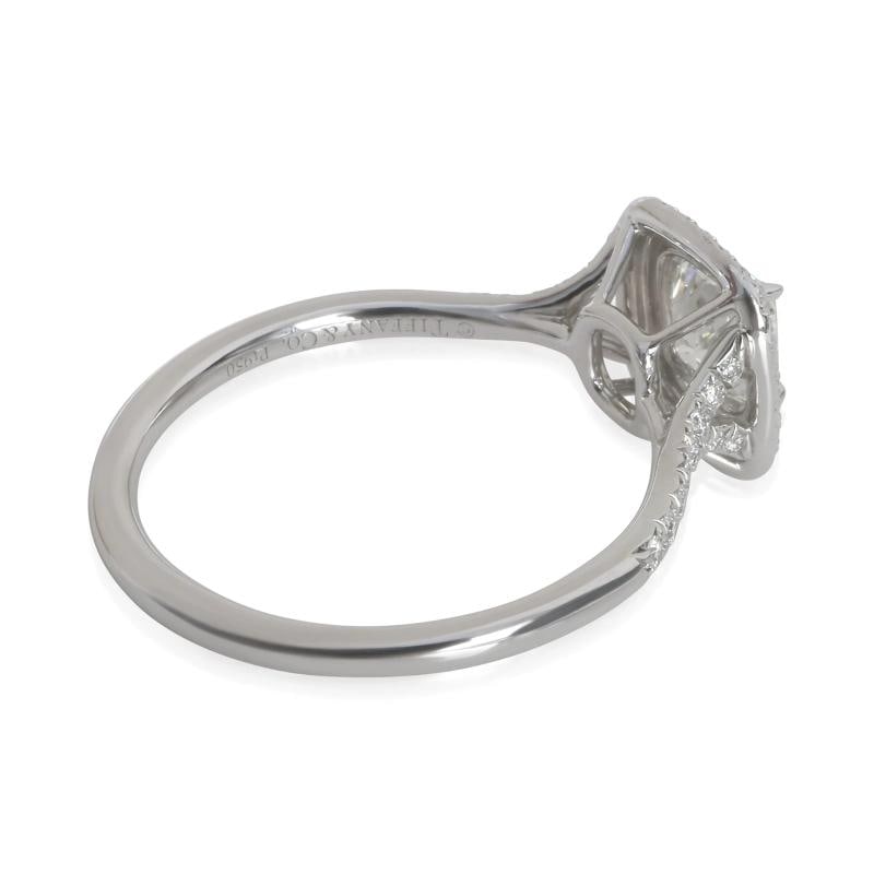 Tiffany & Co. 1.07 ct Cushion Diamond Soleste Double Halo Engagement Ring - 3
