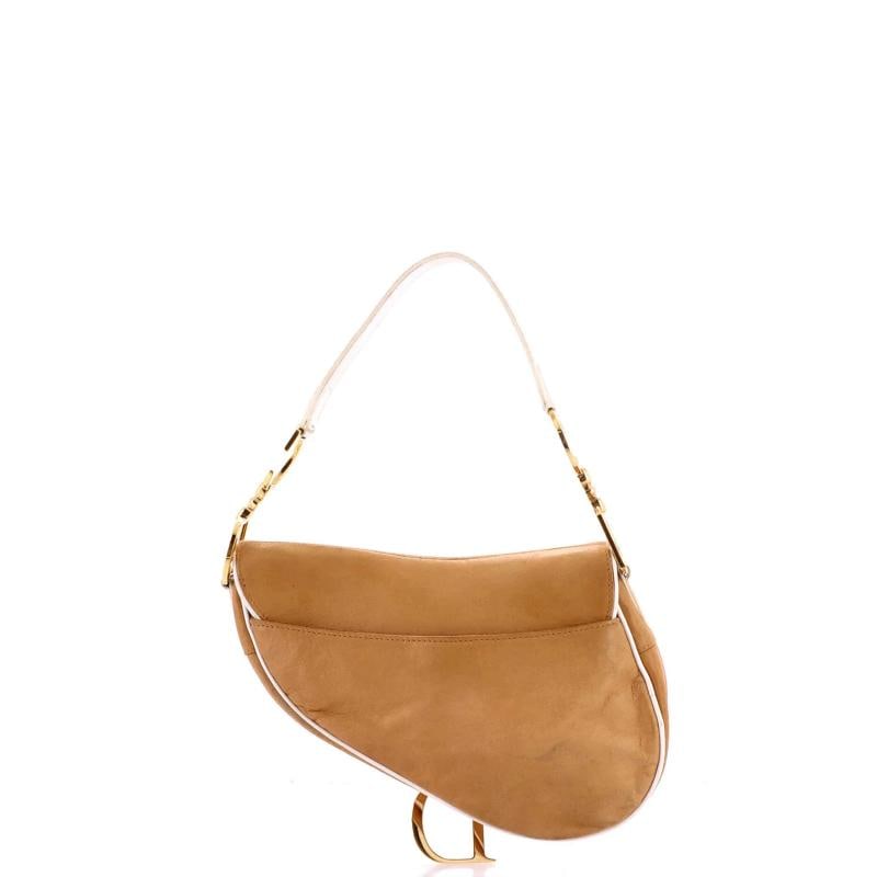Christian Dior Vintage Saddle Bag Leather Medium - 3