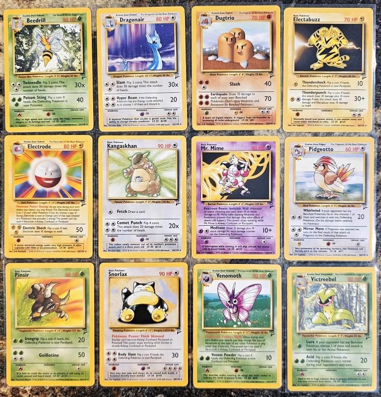 Pokemon 100% Complete Base 2 Set 130/130 WOTC 2000 Unlimited - 3