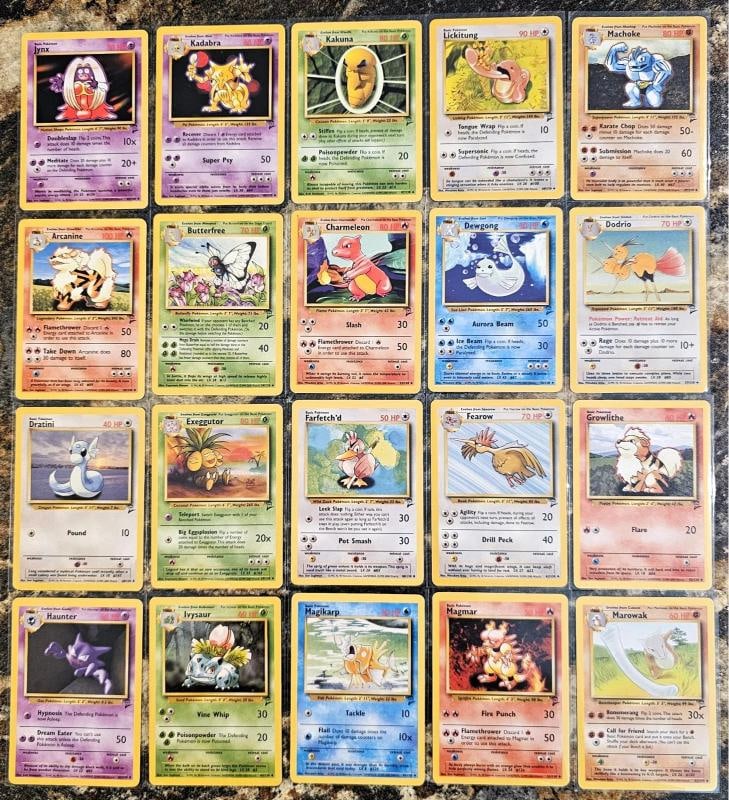Pokemon 100% Complete Base 2 Set 130/130 WOTC 2000 Unlimited - 5