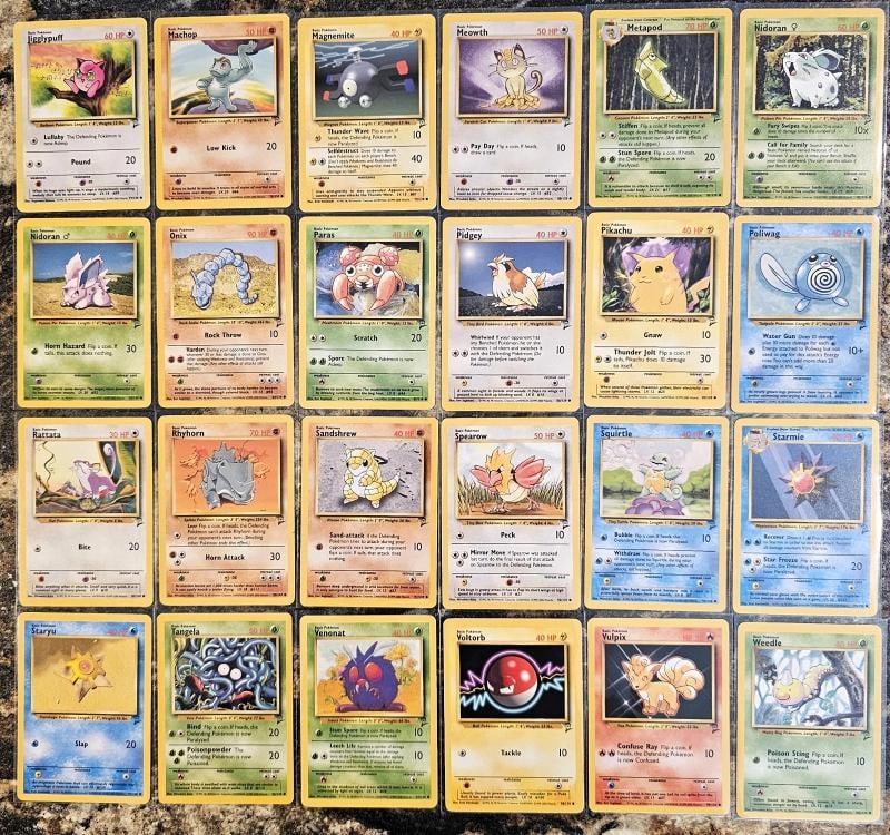 Pokemon 100% Complete Base 2 Set 130/130 WOTC 2000 Unlimited - 9