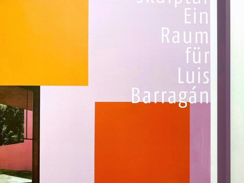 SABINE FUNKE RARE JOSEF ALBERS MUSEUM "ROOM FOR LUIS BARRAGAN" FRAMED EXH POSTER - 10