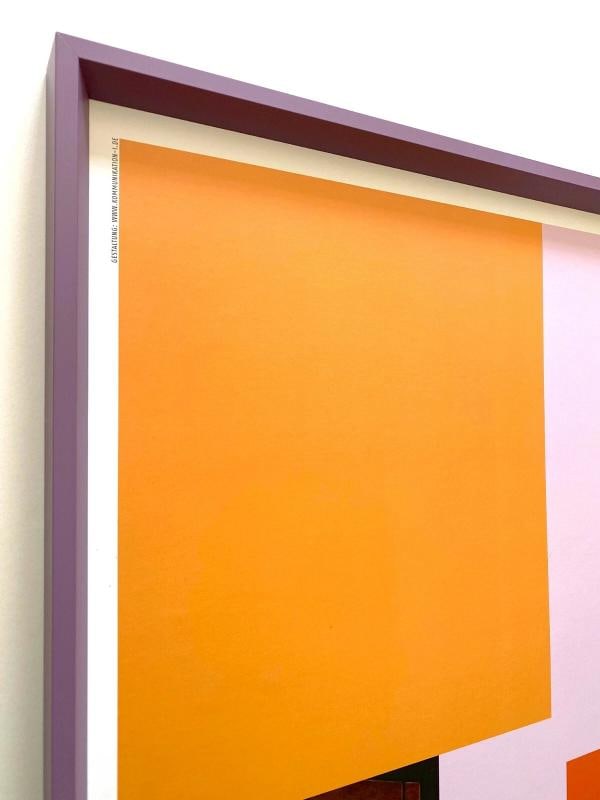 SABINE FUNKE RARE JOSEF ALBERS MUSEUM "ROOM FOR LUIS BARRAGAN" FRAMED EXH POSTER - 4