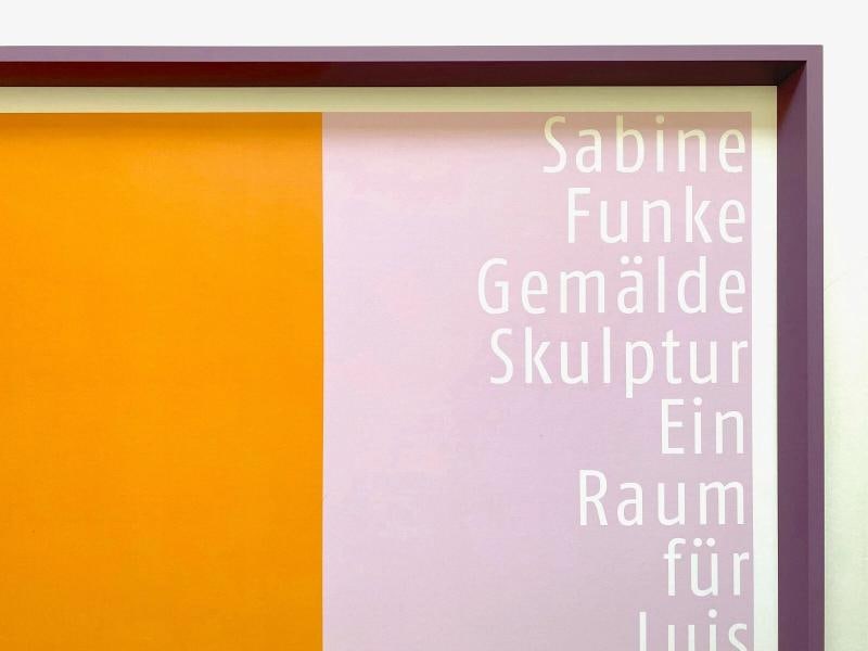 SABINE FUNKE RARE JOSEF ALBERS MUSEUM "ROOM FOR LUIS BARRAGAN" FRAMED EXH POSTER - 8