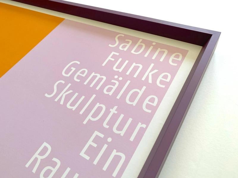 SABINE FUNKE RARE JOSEF ALBERS MUSEUM "ROOM FOR LUIS BARRAGAN" FRAMED EXH POSTER - 9