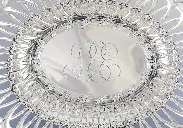 Fabulous Pretty Whiting Sterling Silver Openwork Dish/Bowl Louis XVI - 4