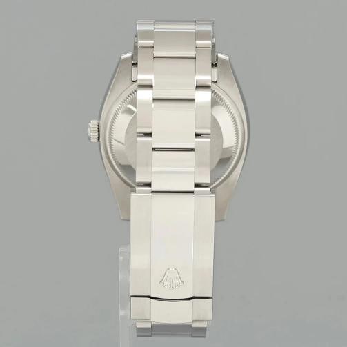 2020 MINT Rolex 115200 Blue Stick Oyster Perpetual Date 34mm Stainless Steel - 5