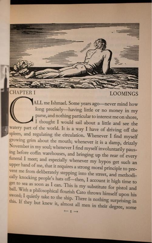 1930 Moby Dick or The Whale Herman Melville 1st Edit. Rockwell Kent Illustrated - 10