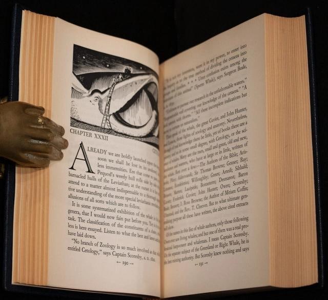 1930 Moby Dick or The Whale Herman Melville 1st Edit. Rockwell Kent Illustrated - 11