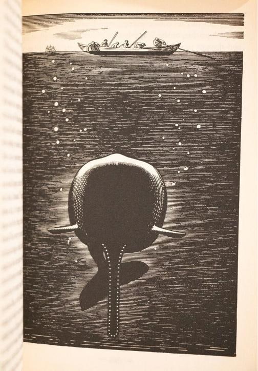 1930 Moby Dick or The Whale Herman Melville 1st Edit. Rockwell Kent Illustrated - 14
