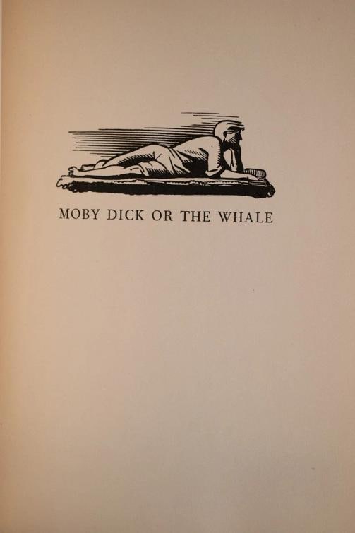 1930 Moby Dick or The Whale Herman Melville 1st Edit. Rockwell Kent Illustrated - 8