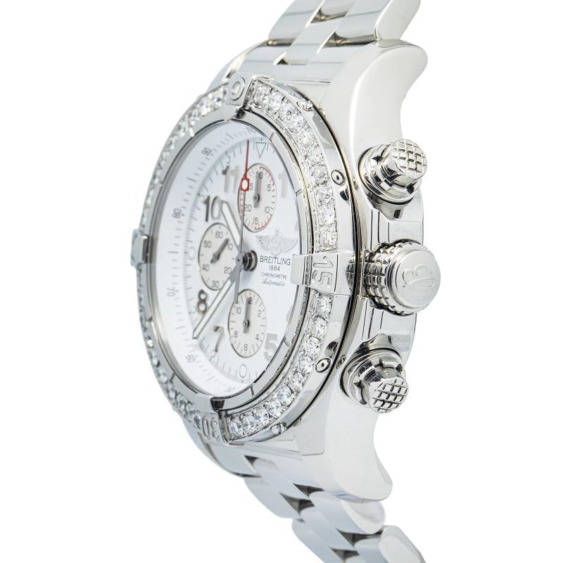 Breitling Chronometre A13370 2008 Paper SS White Dial Auto Men's Watch 44mm - 3