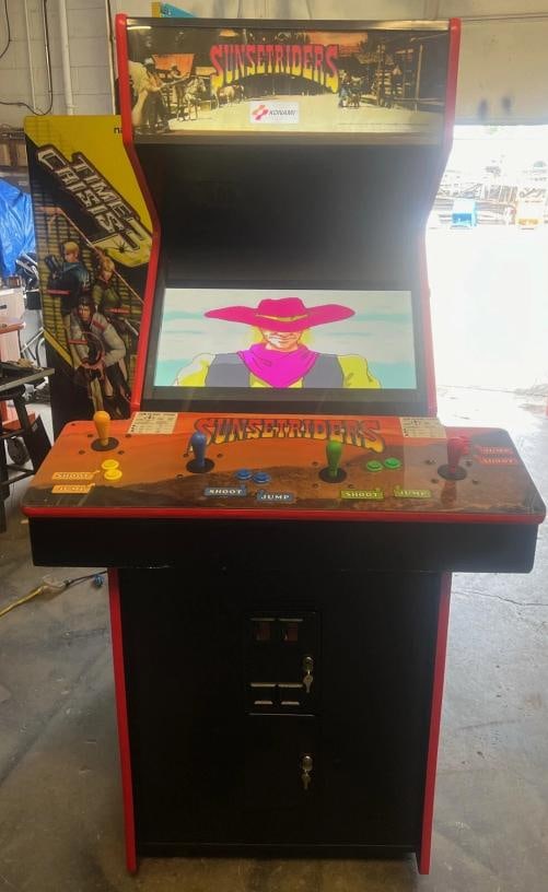 SUNSET RIDERS ARCADE MACHINE by KONAMI 1991 - 10