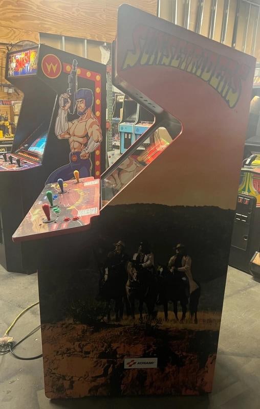 SUNSET RIDERS ARCADE MACHINE by KONAMI 1991 - 12
