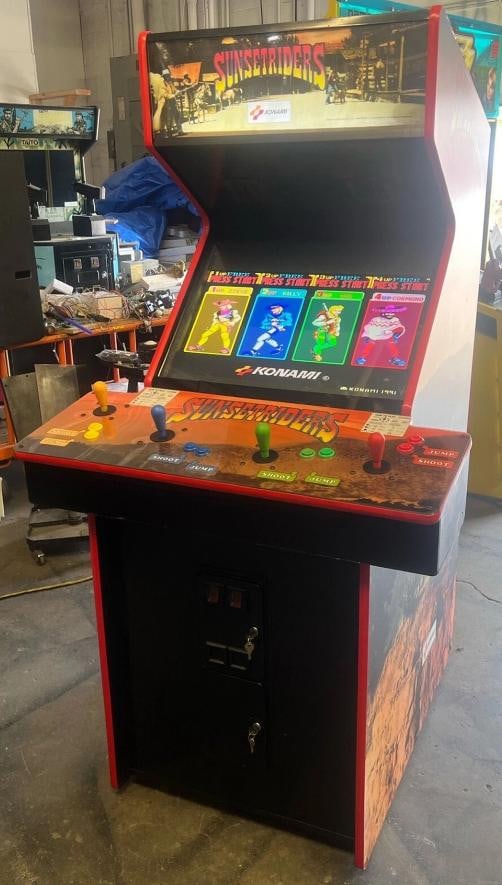 SUNSET RIDERS ARCADE MACHINE by KONAMI 1991 - 13