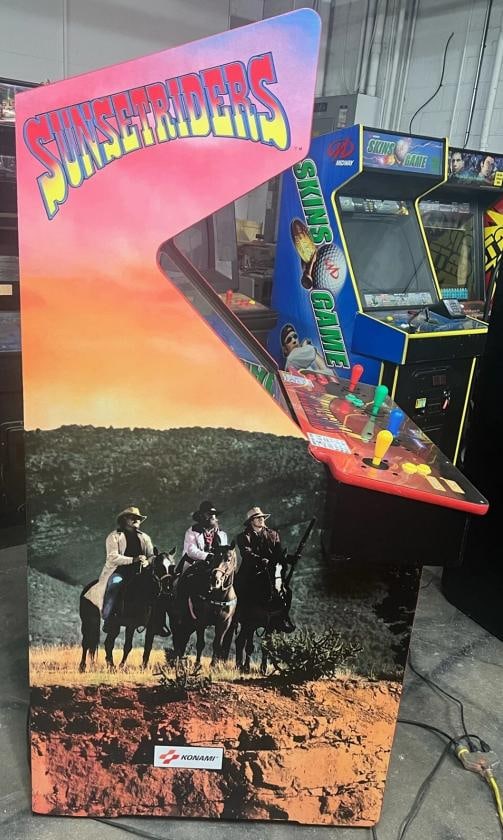 SUNSET RIDERS ARCADE MACHINE by KONAMI 1991 - 7